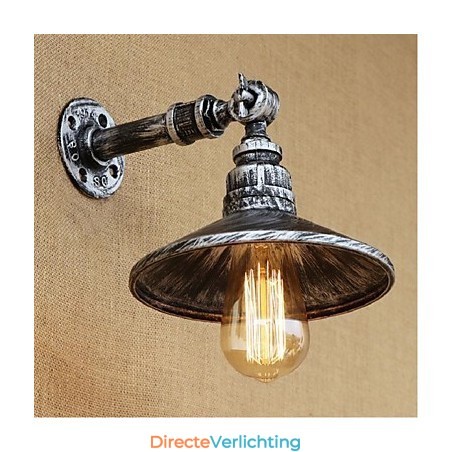 Industriële stijl Nordic waterpijp wandlamp wandlamp zilver Industriële stijl Nordic waterpijp wandlamp wandlamp zilver