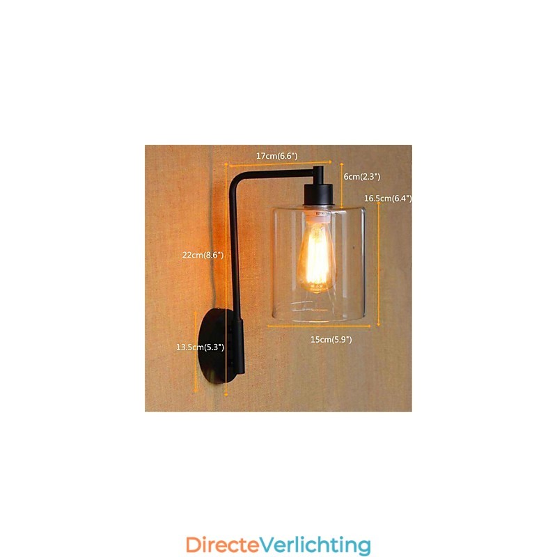 Rustieke Lodge Country Black Oxide Finish-functie voor Swing Arm Ambient Light