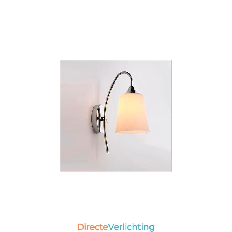 Moderne minimalistische glazen nachtkastje gangpad hotelkamer wandlamp