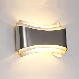 Geïntegreerde moderne eigentijdse chromen functie voor sfeerverlichting Wandlampen Wandlamp