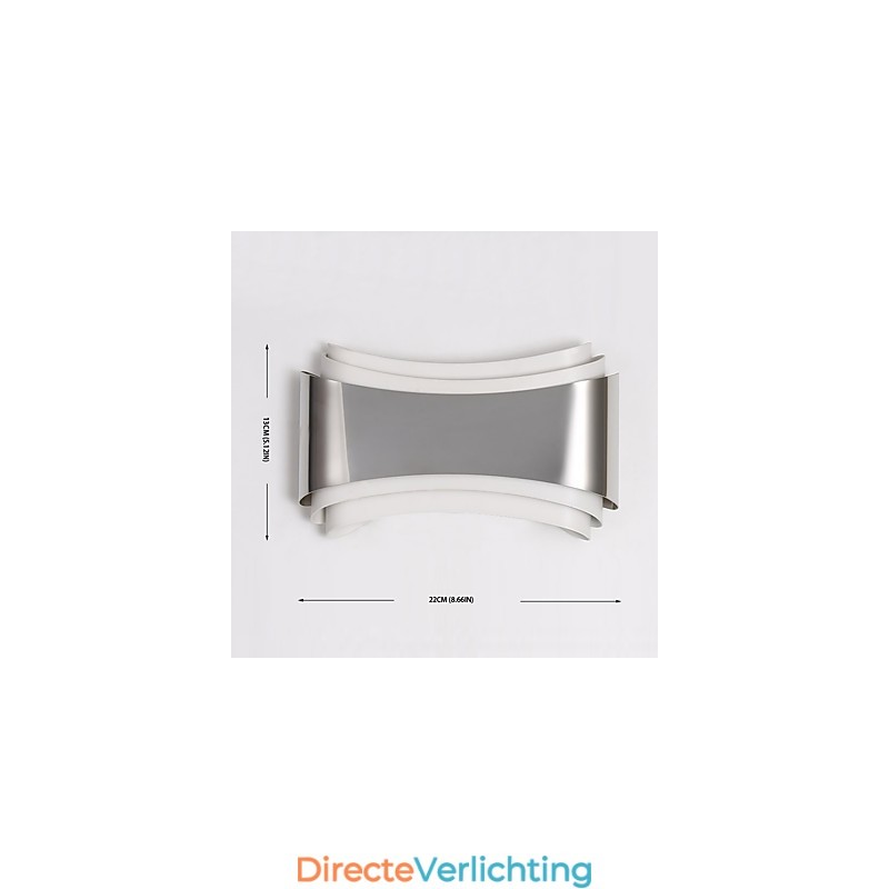 Geïntegreerde moderne eigentijdse chromen functie voor sfeerverlichting Wandlampen Wandlamp