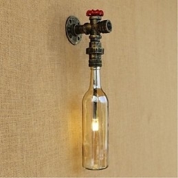 Amber Water Wandlamp Met Schakelaar Wandlamp