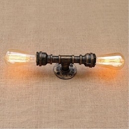 Nostalgia Eenvoudige Waterpijp Decoratieve Kleine Wandlamp Wandlamp
