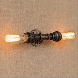 Nostalgia Eenvoudige Waterpijp Decoratieve Kleine Wandlamp Wandlamp