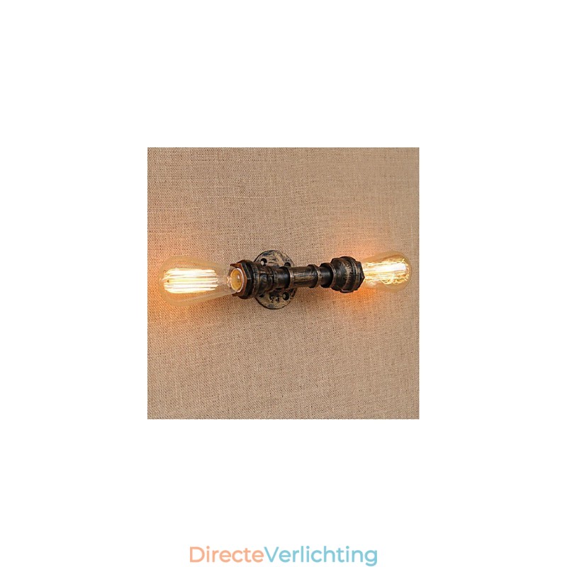Nostalgia Eenvoudige Waterpijp Decoratieve Kleine Wandlamp Wandlamp