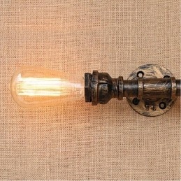 Nostalgia Eenvoudige Waterpijp Decoratieve Kleine Wandlamp Wandlamp