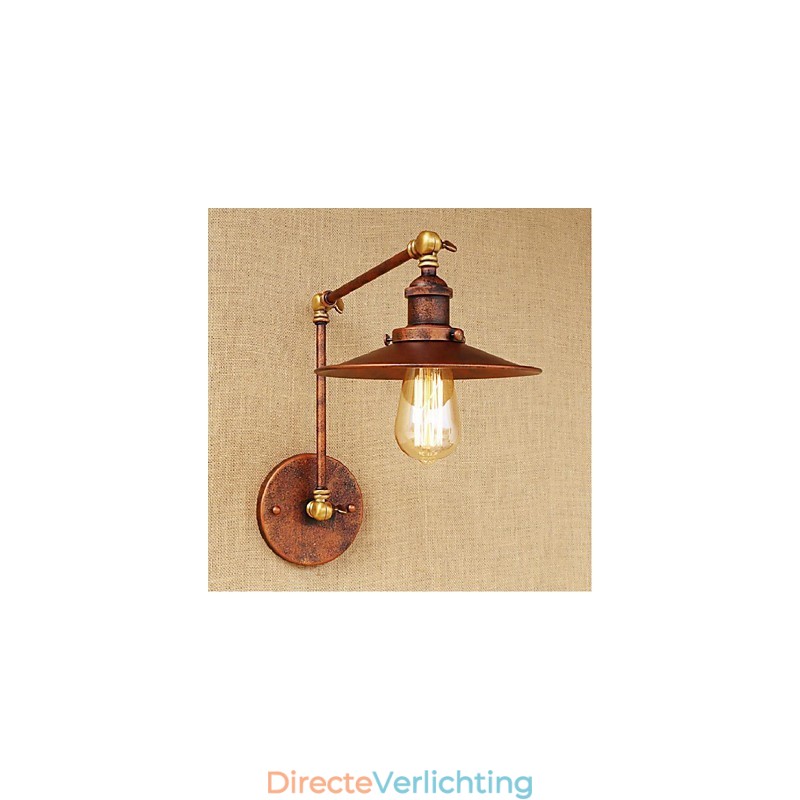 Lange arm Half roestig Industrieel Retro Nostalgisch Intrekbaar Vouwbaar Wandlamp Wandlamp