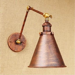 Lange arm Half roest Retro Creatieve Nostalgische Intrekbare Opvouwbare Wandlampen Wandlamp