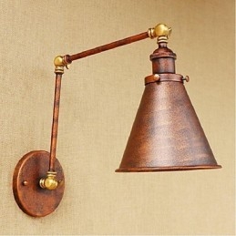 Lange arm Half roest Retro Creatieve Nostalgische Intrekbare Opvouwbare Wandlampen Wandlamp