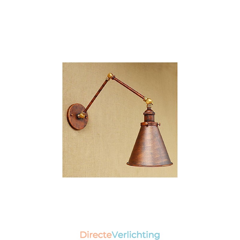 Lange arm Half roest Retro Creatieve Nostalgische Intrekbare Opvouwbare Wandlampen Wandlamp