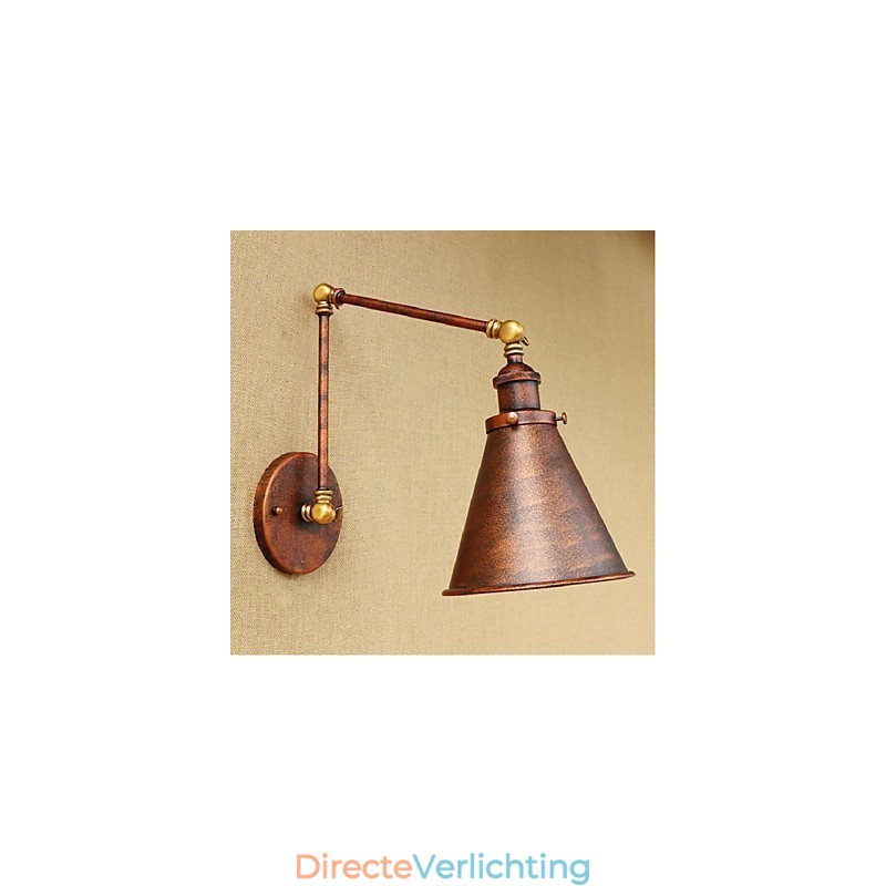 Lange arm Half roest Retro Creatieve Nostalgische Intrekbare Opvouwbare Wandlampen Wandlamp