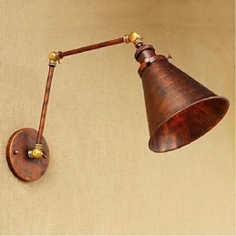 Lange arm Half roest Retro Creatieve Nostalgische Intrekbare Opvouwbare Wandlampen Wandlamp