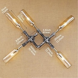 Rustieke Lodge Schilderij Kenmerk voor Sfeervolle Licht Wandlampen Wandlamp