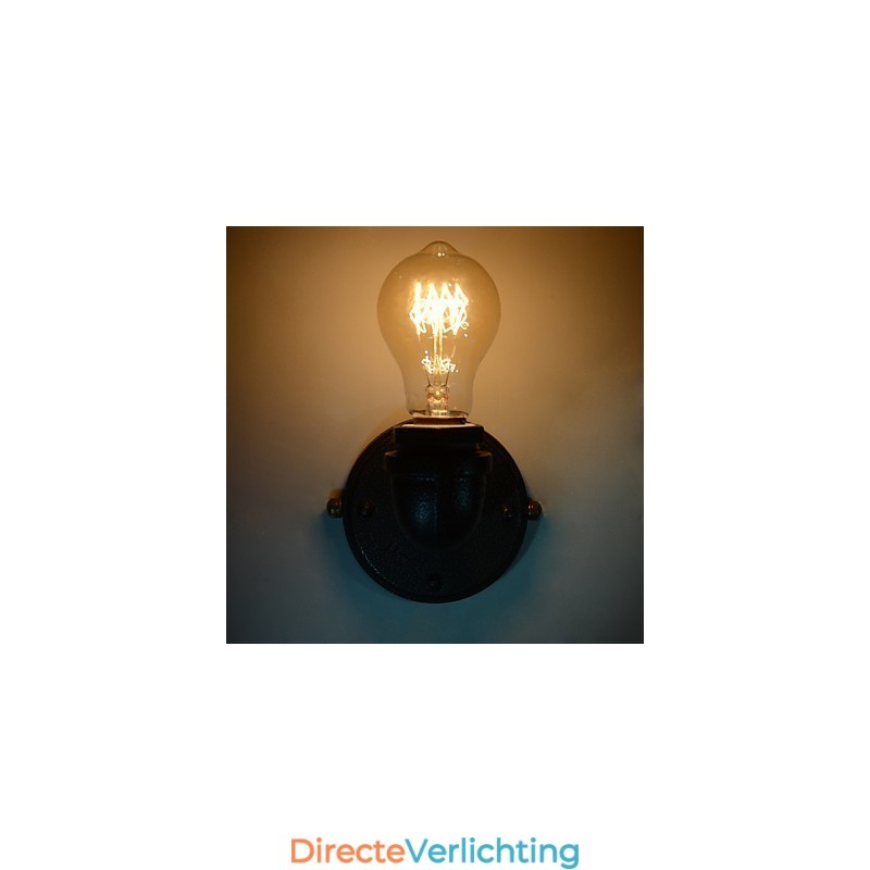 Eenvoudige Retro Industriële Ijzeren Pijp Decoratieve Wandlamp Wandarmatuur