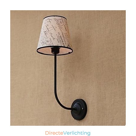 Moderne bondige mode bar restaurant nostalgische ontbijt stoffen hoes wandlamp smeedijzeren bocht Moderne bondige mode bar restaurant nostalgische ontbijt stoffen hoes wandlamp smeedijzeren bocht
