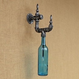 Retro Nostalgie Met Persoonlijkheid Café Bar Restaurant Gang Waterfles Wandlamp Schakelaar