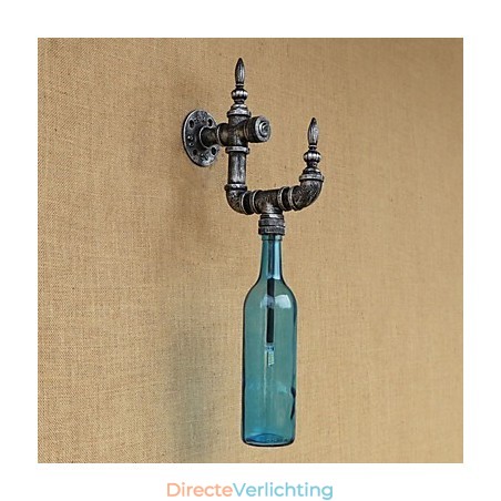 Retro Nostalgie Met Persoonlijkheid Café Bar Restaurant Gang Waterfles Wandlamp Schakelaar Retro Nostalgie Met Persoonlijkheid Café Bar Restaurant Gang Waterfles Wandlamp Schakelaar