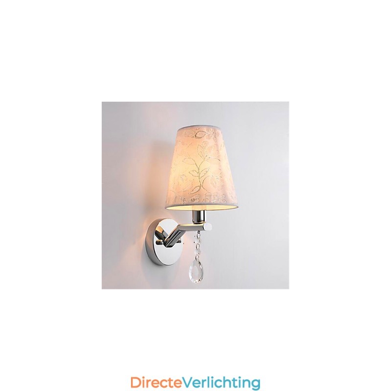 Moderne eigentijdse zilveren functie voor kristalsfeerverlichting wandlampen wandlamp