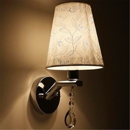 Moderne eigentijdse zilveren functie voor kristalsfeerverlichting wandlampen wandlamp