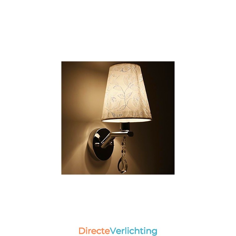 Moderne eigentijdse zilveren functie voor kristalsfeerverlichting wandlampen wandlamp