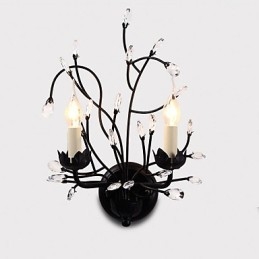 Moderne, eigentijdse, traditionele, klassieke, rustieke, landelijke schildering met kristallen verlichting
