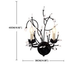 Moderne, eigentijdse, traditionele, klassieke, rustieke, landelijke schildering met kristallen verlichting