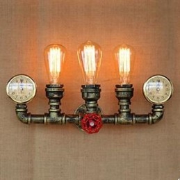 Merican Stijl Gang Trappen Gang Kamer Restaurant En Bar Met creatieve creatieve water groene oude muur