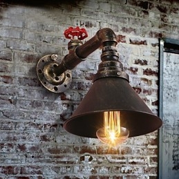Waterpijp Wandlampen Retro Industriële Stijl Creatief Landelijk Metaal Restaurant Café Bars Bartafel Wandlampen