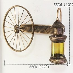 Rustieke Lodge Schilderij Kenmerk voor Mini Stijl Uplight Wandlampen Wandlamp