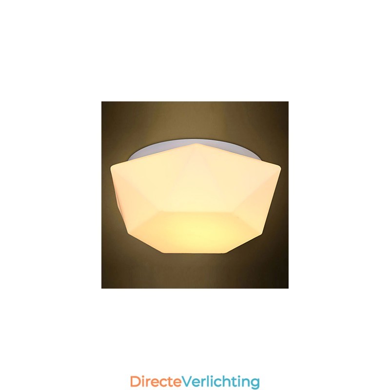 Creatieve witte diamanten glazen koepellamp absorberen