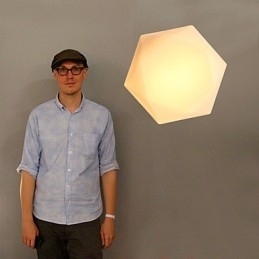 Creatieve witte diamanten glazen koepellamp absorberen