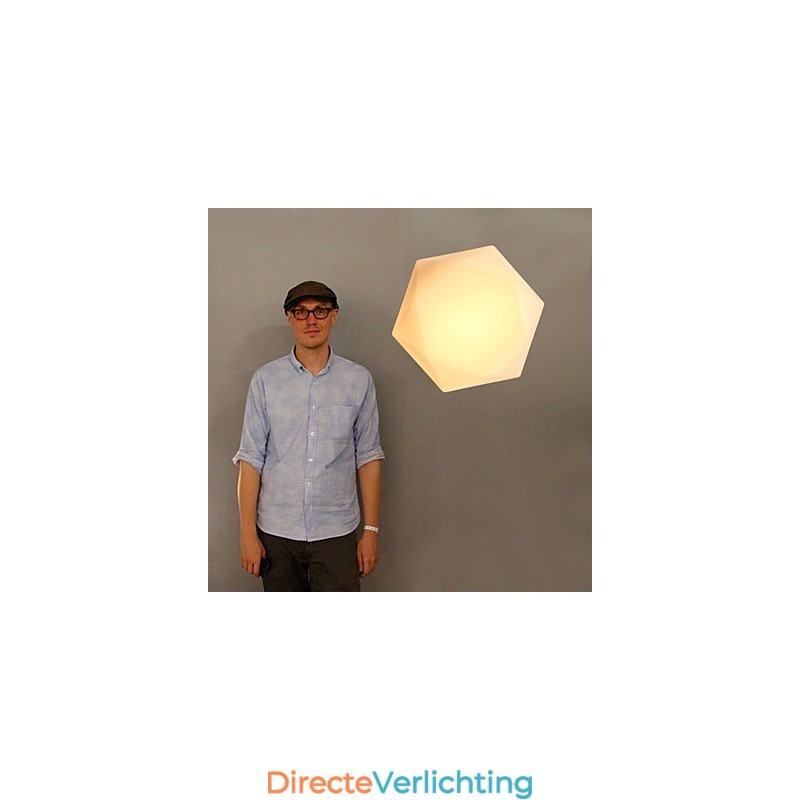 Creatieve witte diamanten glazen koepellamp absorberen