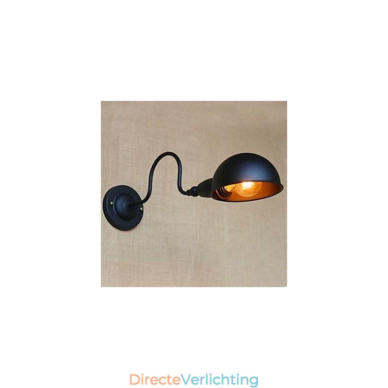 Retro Zwart Hoogwaardige Persoonlijkheid Nachtkastje Slaapkamer Studeerkamer Draaiend Rond Decoratieve Muur Gangpad