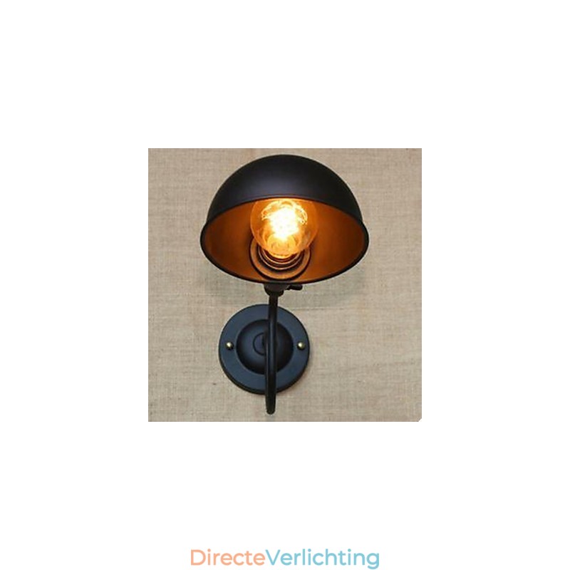 Retro Zwart Hoogwaardige Persoonlijkheid Nachtkastje Slaapkamer Studeerkamer Draaiend Rond Decoratieve Muur Gangpad
