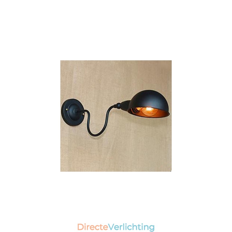 Retro Zwart Hoogwaardige Persoonlijkheid Nachtkastje Slaapkamer Studeerkamer Draaiend Rond Decoratieve Muur Gangpad