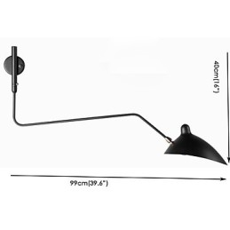 Moderne hedendaagse schilderfunctie voor Swing Arm Ambient Light Swing Arm Lights Wandlamp