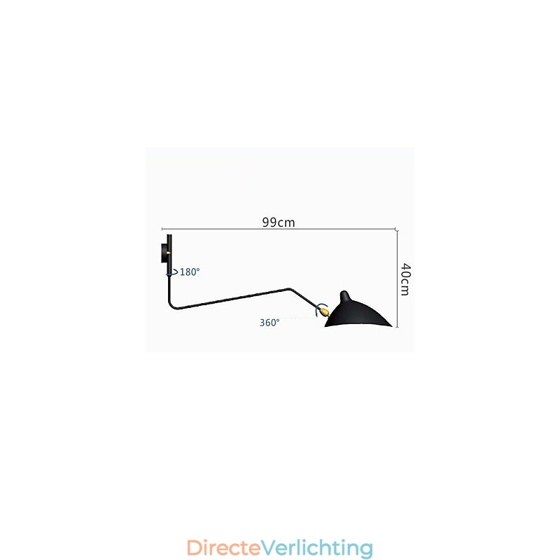 Moderne hedendaagse schilderfunctie voor Swing Arm Ambient Light Swing Arm Lights Wandlamp