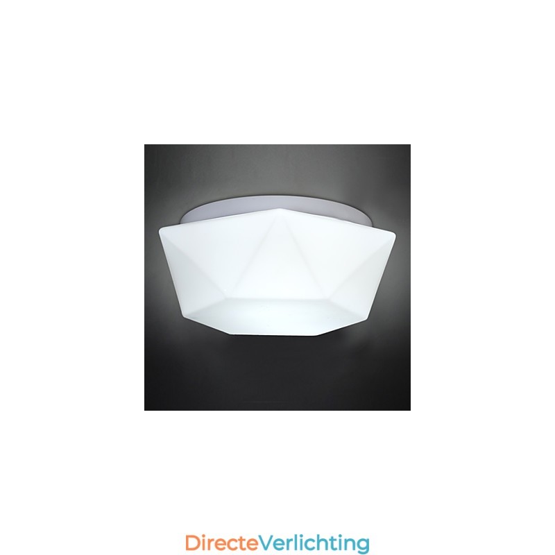Creatieve witte diamanten glazen koepellamp absorberen