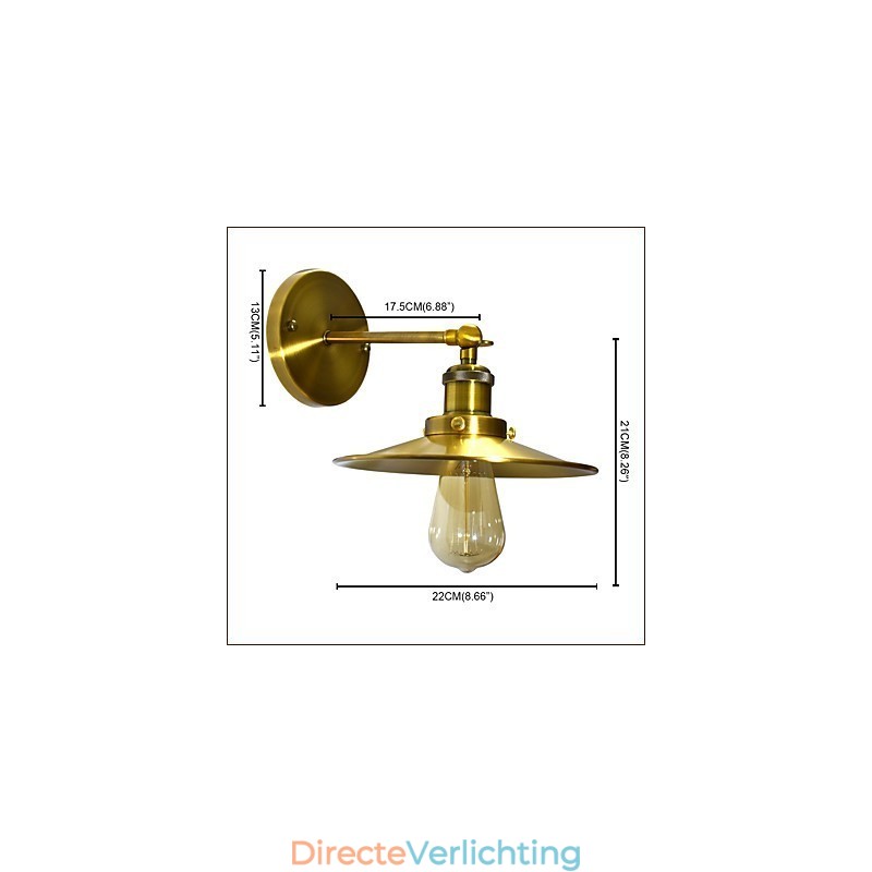 Rustieke Lodge Traditionele Klassieke Messing Kenmerk voor Downlight Wandlampen Wandlamp