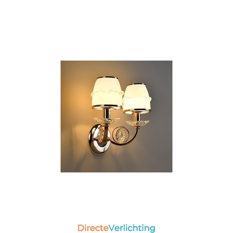 Moderne eigentijdse gegalvaniseerde functie voor oogbescherming, sfeerverlichting, wandlampen, wandlamp