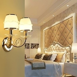 Moderne eigentijdse gegalvaniseerde functie voor oogbescherming, sfeerverlichting, wandlampen, wandlamp