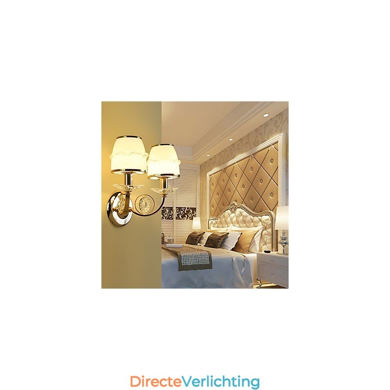 Moderne eigentijdse gegalvaniseerde functie voor oogbescherming, sfeerverlichting, wandlampen, wandlamp