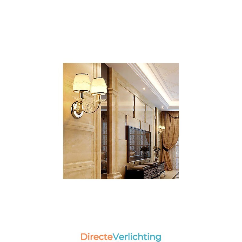 Moderne eigentijdse gegalvaniseerde functie voor oogbescherming, sfeerverlichting, wandlampen, wandlamp