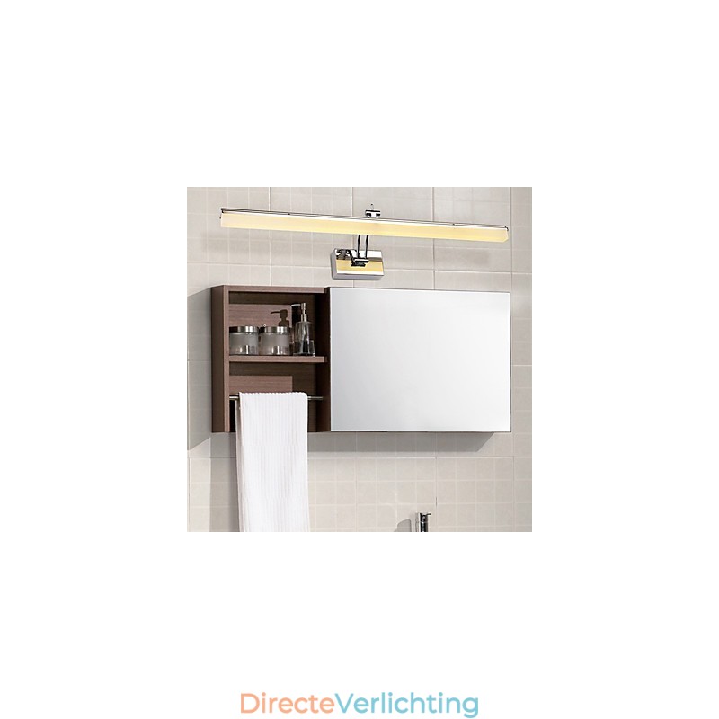 Geïntegreerde moderne eigentijdse chromen functie voor sfeerverlichting badkamerverlichting wandlamp
