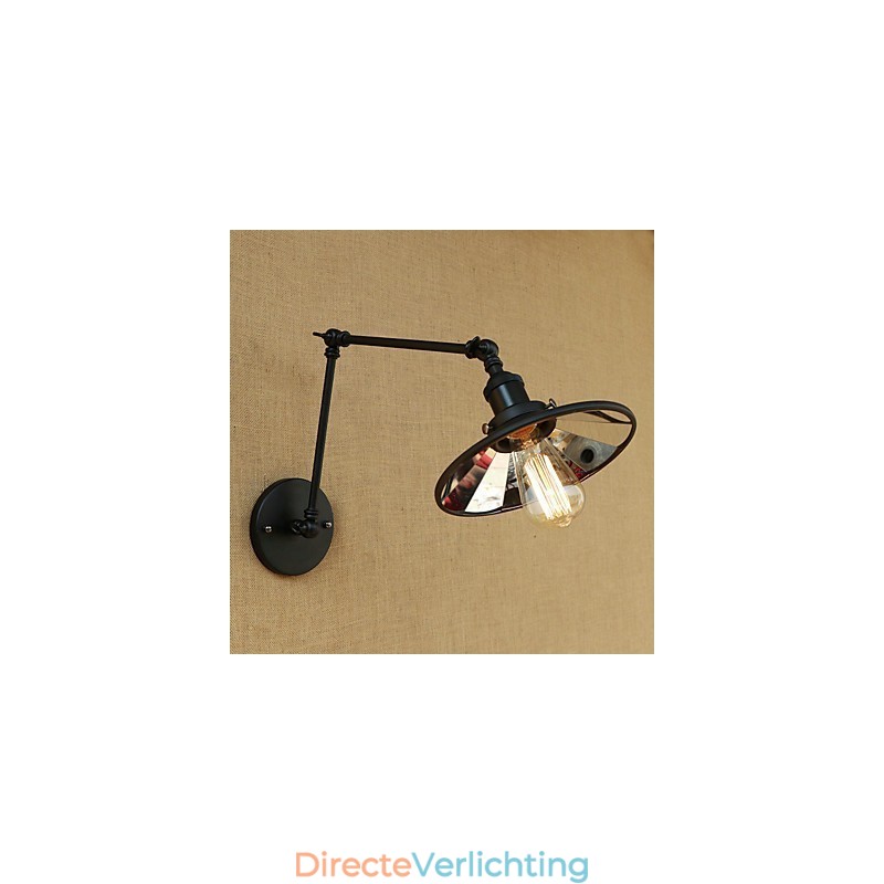 Rustieke Lodge Country Retro Schilderij Kenmerk voor Mini Stijl Swing Arm Wandlamp