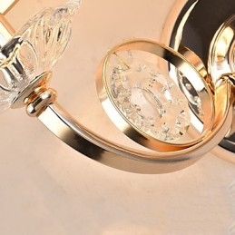 Moderne eigentijdse gegalvaniseerde functie voor oogbescherming, sfeerverlichting, wandlampen, wandlamp