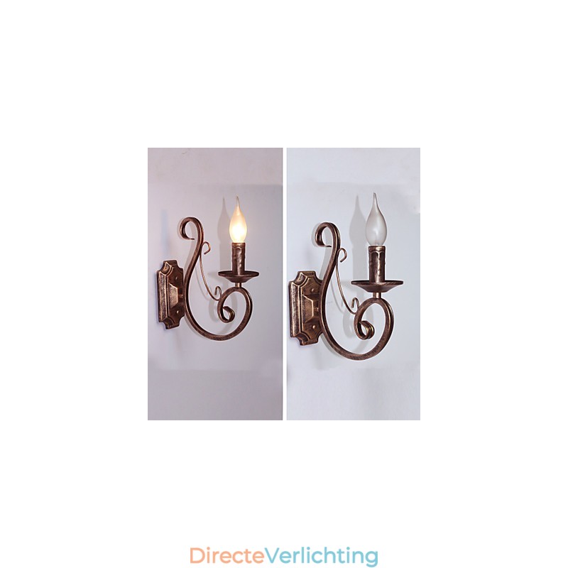 Mini Retro Wandlamp Hal Metalen Kaars Vorm Wandlamp Verlichting