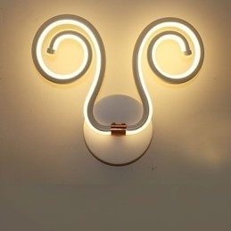Moderne eenvoudige aluminium wandlamp creatieve gangpad nachtkastje lampen verlichting