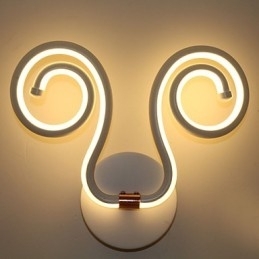 Moderne eenvoudige aluminium wandlamp creatieve gangpad nachtkastje lampen verlichting