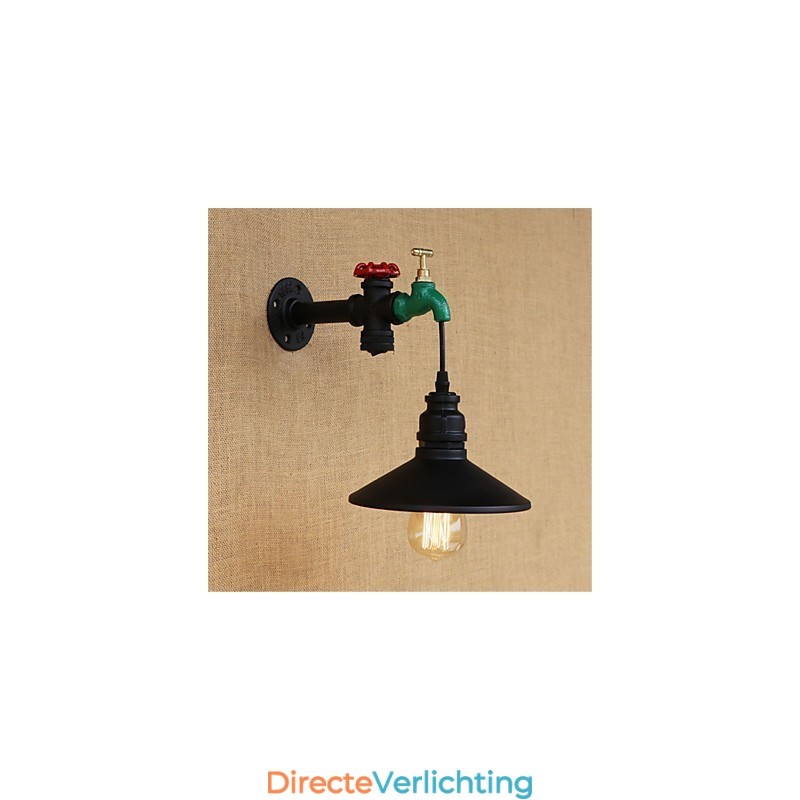 Landelijke nieuwigheid Retro schilderijfunctie voor Mini-stijl Ambient Light Wandlampen Wandlamp